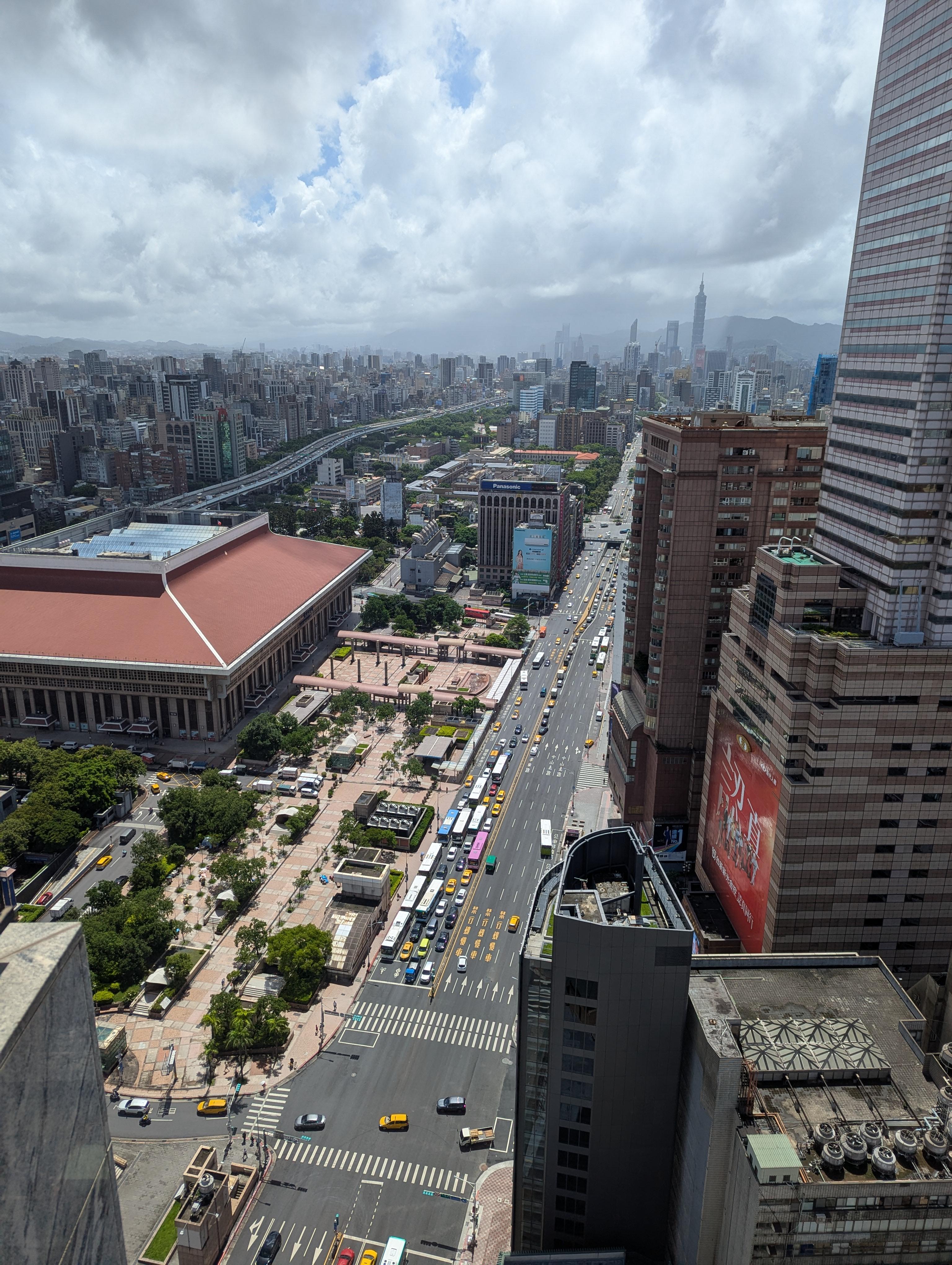 Taipei From The Hotel Room